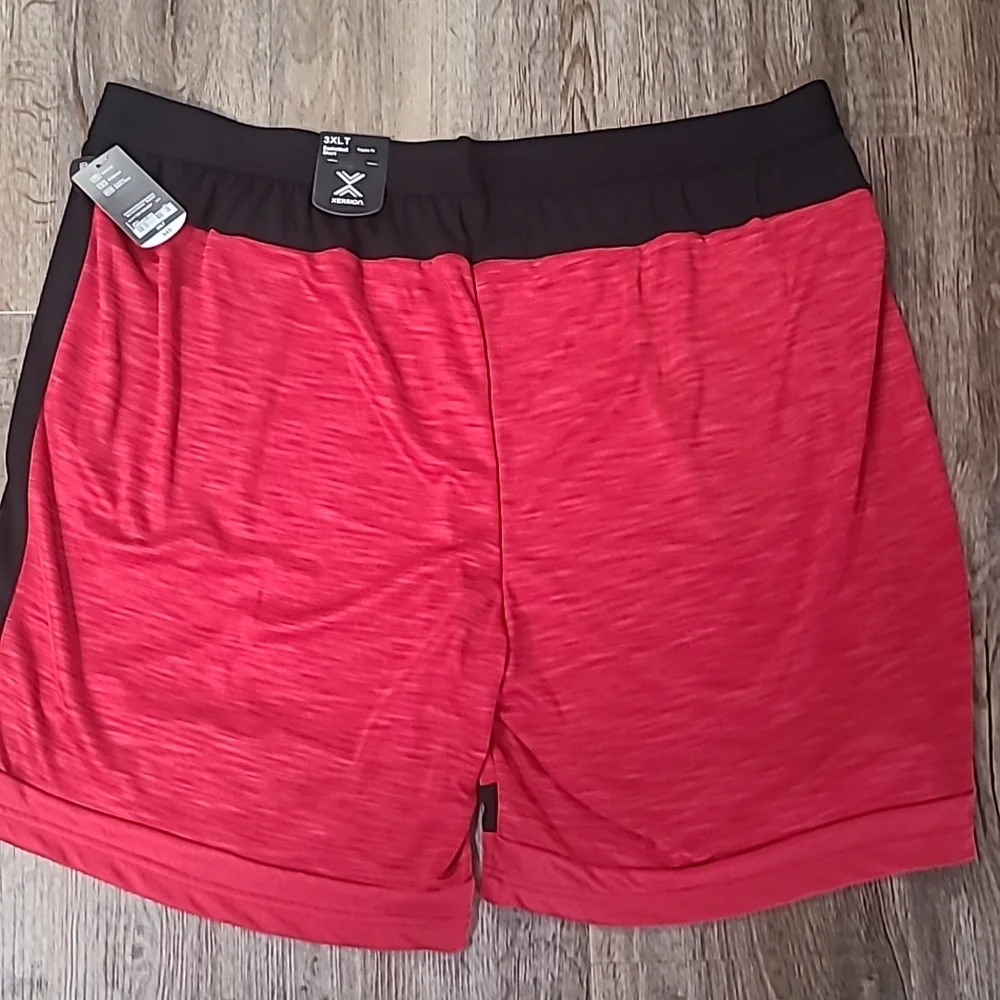 XERSION MENS BIG & TALL RED AND BLACK BASKETBALL SHORTS SIZE 3XLT - Picture 7 of 9